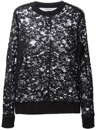 кружевной свитер с цветочным узором Givenchy
