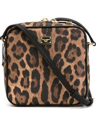 сумка через плечо с леопардовым принтом   Dolce &amp; Gabbana