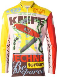 кофта с рисунком 'Cyclist' Walter Van Beirendonck Vintage