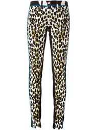 джинсы кроя скинни с животным принтом Roberto Cavalli