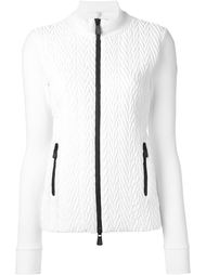 embossed cable effect sport jacket Moncler Grenoble