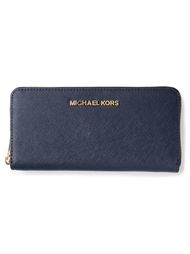 дорожный кошелёк 'Jet Set' из кожи аллигатора Michael Michael Kors