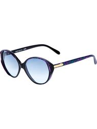 солнцезащитные очки с фиолетовыми вставками Yves Saint Laurent Vintage