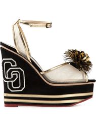босоножки 'Team Spirit' на танкетке Charlotte Olympia