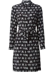 платье-рубашка с принтом  Moschino