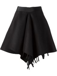 расклешенная юбка с асимметричным подолом Maison Rabih Kayrouz