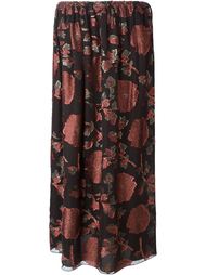 юбка макси с цветочным принтом  Lanvin