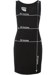 платье с принтом мерок Moschino