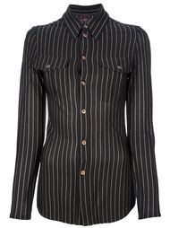 приталенная рубашка в полоску  Jean Paul Gaultier Vintage