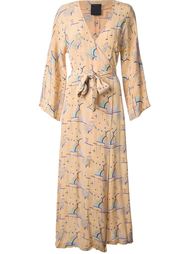 вечернее платье с рукавами кимоно Biba Vintage