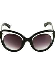 солнцезащитные очки "кошачий глаз" Linda Farrow