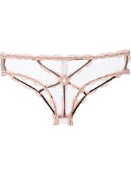 трусы с кружевными оборками Fleur Du Mal