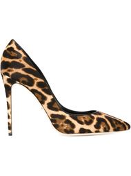 туфли с леопардовым принтом Dolce &amp; Gabbana