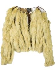 укороченная куртка из перьев Jean Paul Gaultier Vintage
