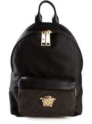 рюкзак с золотистой деталью 'Medusa' Versace