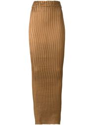 длинная плиссированная юбка Iris Van Herpen