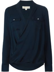 блузка с двумя нагрудными карманами Michael Michael Kors