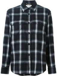 классическая рубашка в клетку Saint Laurent