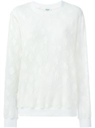 топ с нашивками Kenzo