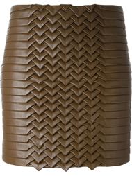 мини-юбка с резным узором Jay Ahr