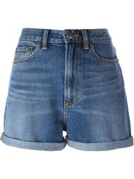 джинсовые шорты с вышивкой вишен Marc By Marc Jacobs