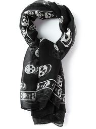 шарф с принтом  Alexander McQueen