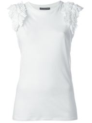 топ с плиссированной панелью Alexander McQueen