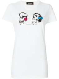 футболка с мульт-принтом Dsquared2