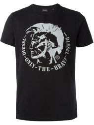 футболка с принтом "only the brave" Diesel