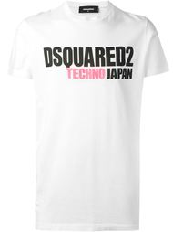 футболка с принтом-логотипом Dsquared2