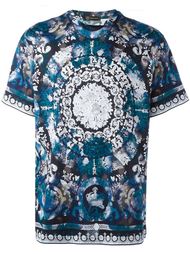 футболка с цветочным принтом Versace