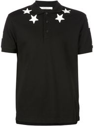 футболка-поло с нашивками-звездами Givenchy