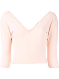 топ с глубоким V-образным вырезом Emilio Pucci Vintage