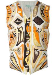 жилет с принтом  Emilio Pucci Vintage