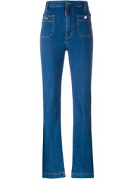 джинсы стиля "буткат" Dsquared2