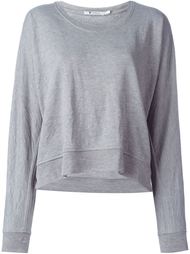 толстовка с круглым вырезом  T By Alexander Wang