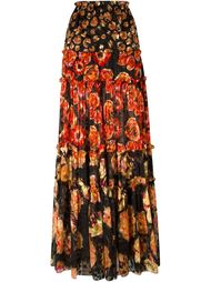 разноцветное платье  Lanvin