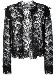кружевной укороченный пиджак  Lanvin