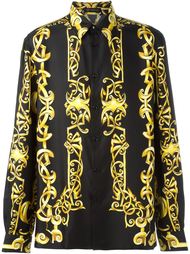 рубашка с принтом в стиле "барокко" Versace