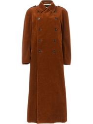 длинное вельветовое пальто Comme Des Garçons Vintage