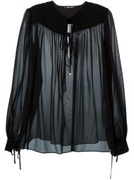 прозрачная блузка Roberto Cavalli