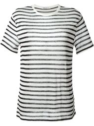 полосатая футболка T By Alexander Wang