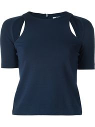 топ с вырезами на плечах  T By Alexander Wang