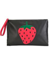 клатч с заплаткой в виде клубники Red Valentino