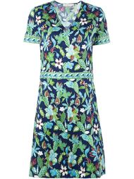 платье с цветочным принтом   Tory Burch