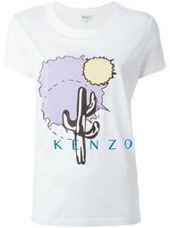 футболка с принтом кактуса Kenzo