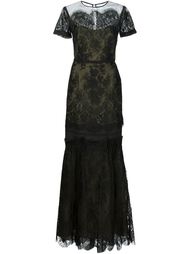 кружевное вечернее платье-годе Carolina Herrera