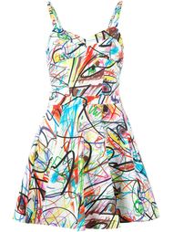 мини-платье с абстрактным принтом Jeremy Scott