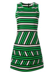 платье с полосатым узором Lanvin