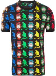 футболка с принтом обезьян  Dolce &amp; Gabbana